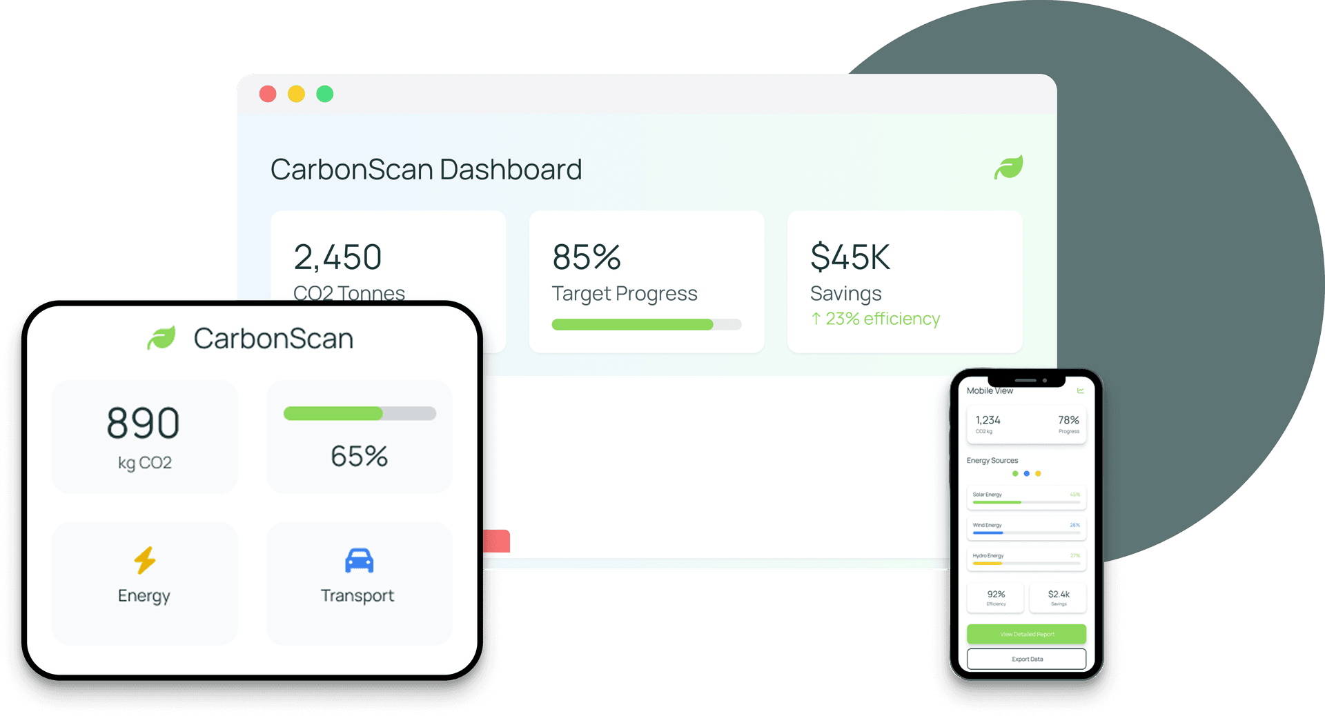 CarbonScan Dashboard